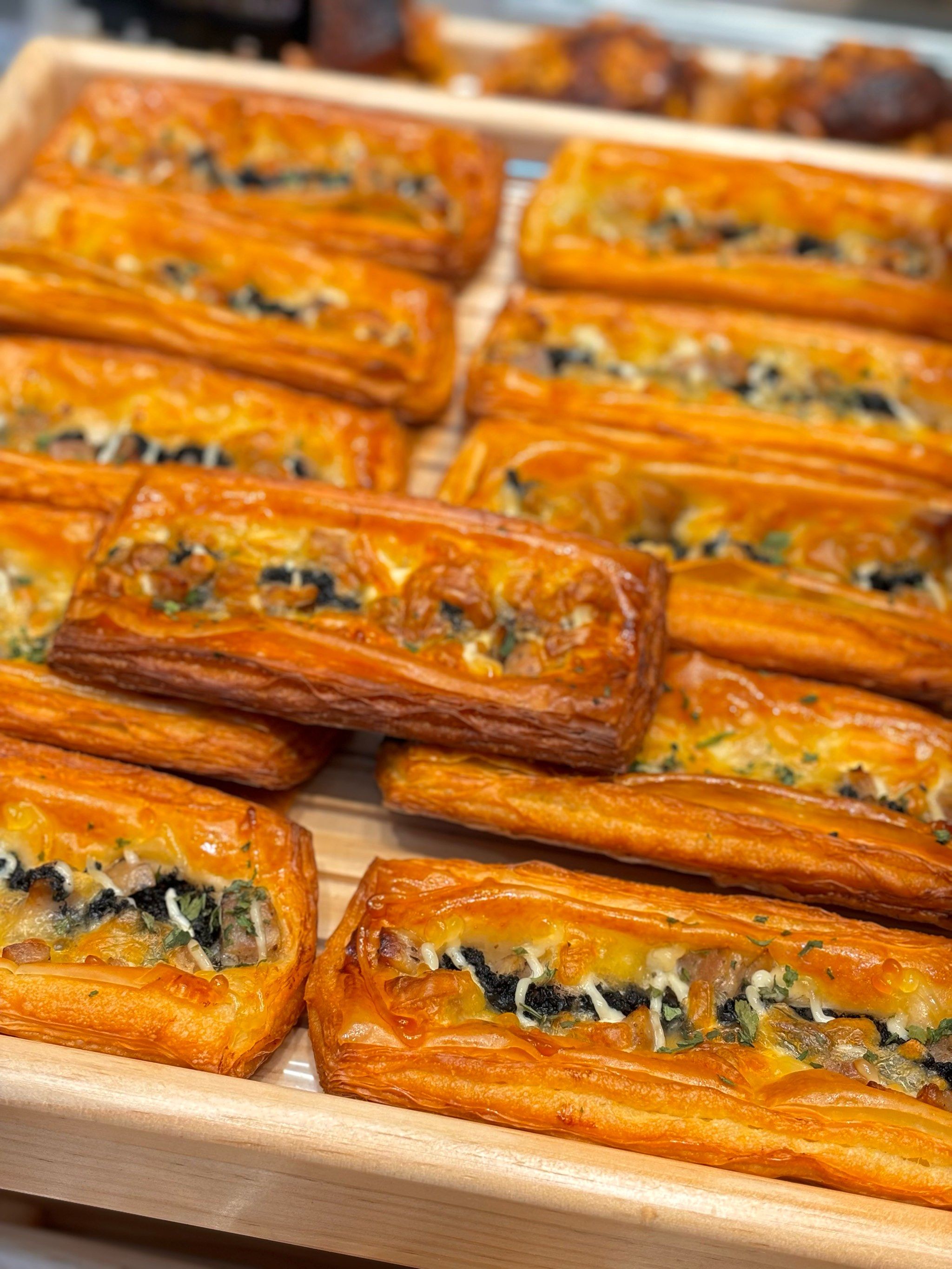 蛮有特色的三角形面包