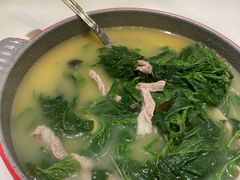 皮蛋肉丝煮桑芽-清晖小苑•顺德地方菜(壹海城店)