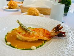 清蒸虎虾花菜泥红咖喱汁-蝶舍·MAISON PAPILLON