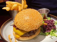 美式烧烤牛肉汉堡-bluefrog蓝蛙(悠唐购物中心店)