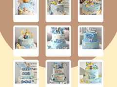 -咖咖熊蛋糕定制·英国蓝风车动物性淡奶油