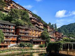 -西江千户苗寨-百年吊脚楼