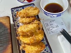 鸡蛋炸馒头片-大槐树烤肉馆