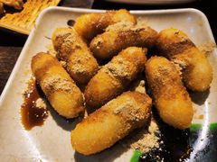夹心芝士年糕-爆炸头阿姨小四川正宗川味小吃(无任何分店)