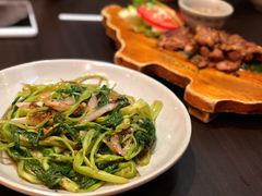 马拉盏炒通菜-大头虾越式风味餐厅(光明广场店)
