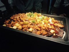 宫保鸡丁烤鱼（清江鱼/斤）-锦尚阁烤鱼(望京新荟城店)