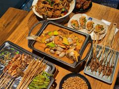 -路边摊小炉子烧烤