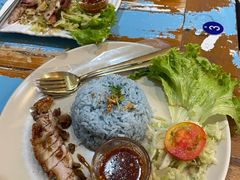 -蝶豆花蓝面条