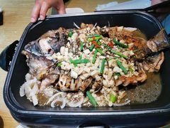 养生山菌烤鱼-彼酷哩活鱼现烤(中原万达店)