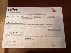 菜单-大酉·M Coffee(北京美术馆店)