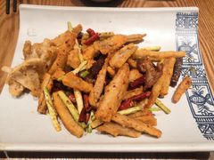 牛干巴炸藕条-云海肴云南菜(正大广场店)