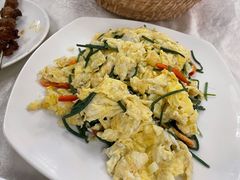 沙葱炒鸡蛋-那达慕蒙古风味酒楼