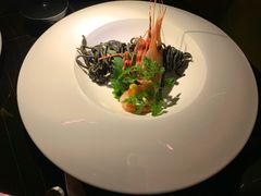 海胆墨鱼汁意面-wann lounge 低温慢煮牛排·清吧