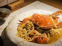 蟹粉拌面-十面欢腾·海鲜面·台式Bistro(长乐路店)