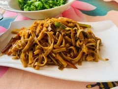 干炒三丝河粉-一盏明灯全素斋(殊像寺店)