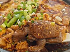 招牌肥肠血旺-洪平血旺椒麻鸡雅鱼饭店(熊猫大道店)