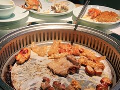 -绿岛港轩海鲜烤肉涮锅自助餐厅