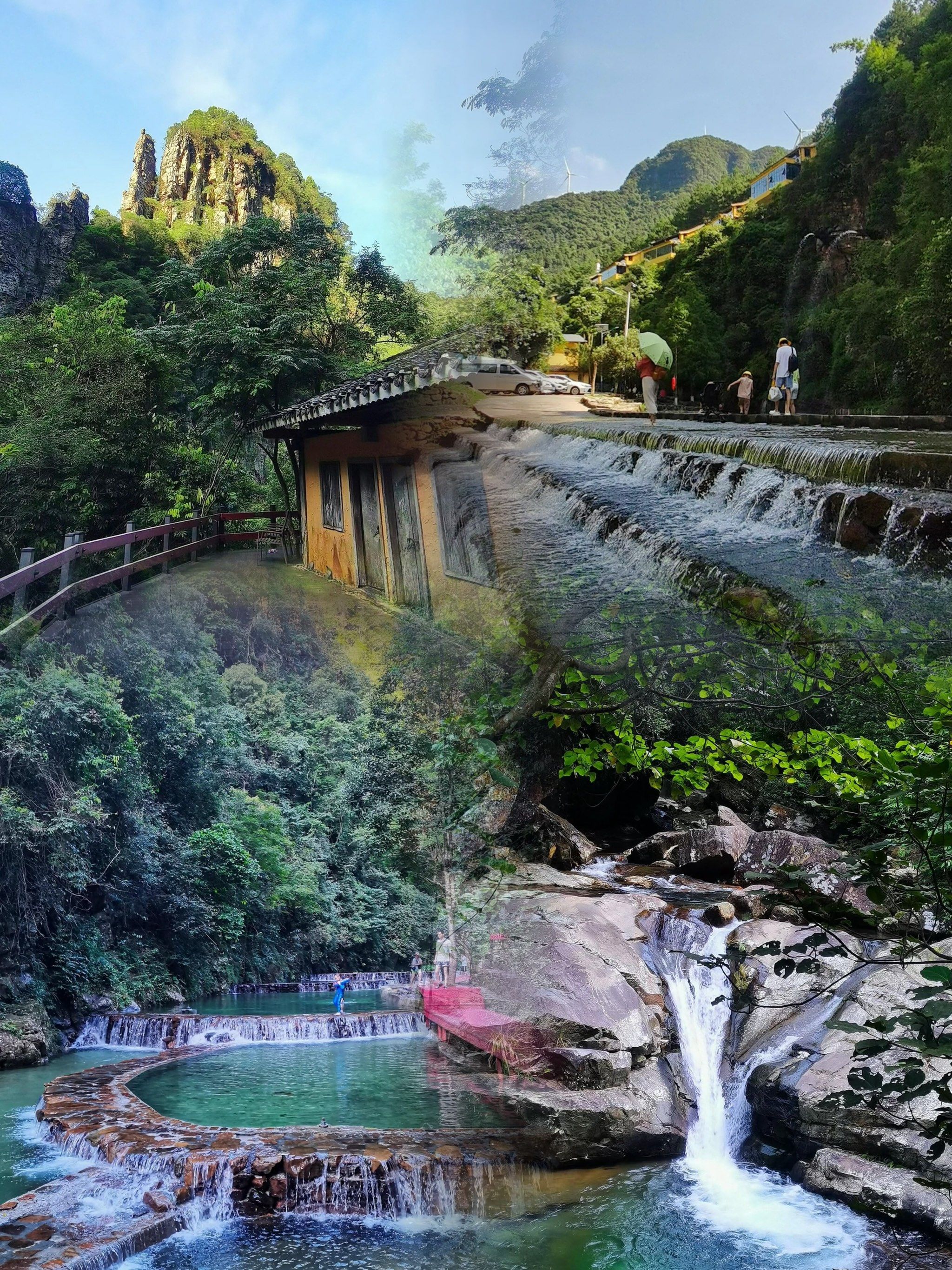 n\\n? 水锦顺庄旅游景区坐落在马山县古零镇
