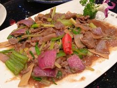 姜葱炒牛肉-丰食农家乐