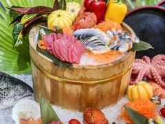 刺身-海口绿发希尔顿酒店-田园汇自助餐·三文鱼·海鲜