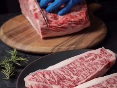 手切和牛M9西冷牛排-韩烧牛中牛·甄选黑牛烤肉(黑金店)
