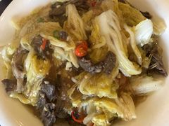 手撕肉白菜粉-清雅轩·清真菜·传统菜•融合菜(滑翔店)