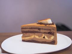 巧克力焦糖香蕉蛋糕-black rainbow coffee