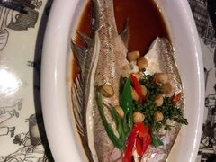 葱烧鲈鱼-绿茶餐厅(乐峰广场店)