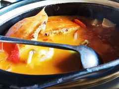 梭子蟹番茄豆腐煲-菲乐餐厅(三十年经营·湖滨路店)