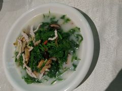 粥油肉丝桑芽远-遇花缘·点心·中西融合菜(美吉特广场店)