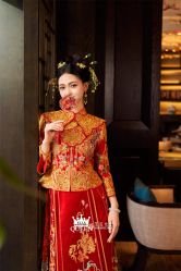 点击看大图 -艾拉·女王婚纱礼服馆