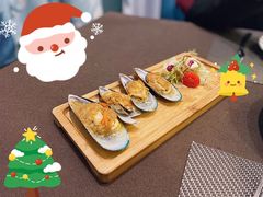 法式焗青口-悦享绿山墙西餐厅