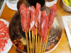 手工鲜切羊串串-古铜老院铜锅涮肉·清真(双井店)