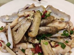 蛏子葱姜炒-高佳庄·海鲜酒楼(东港店)