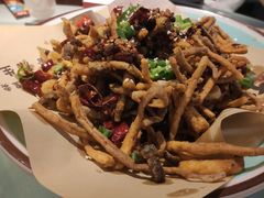 干煸茶树菇-东来土菜馆(民祥园路店)