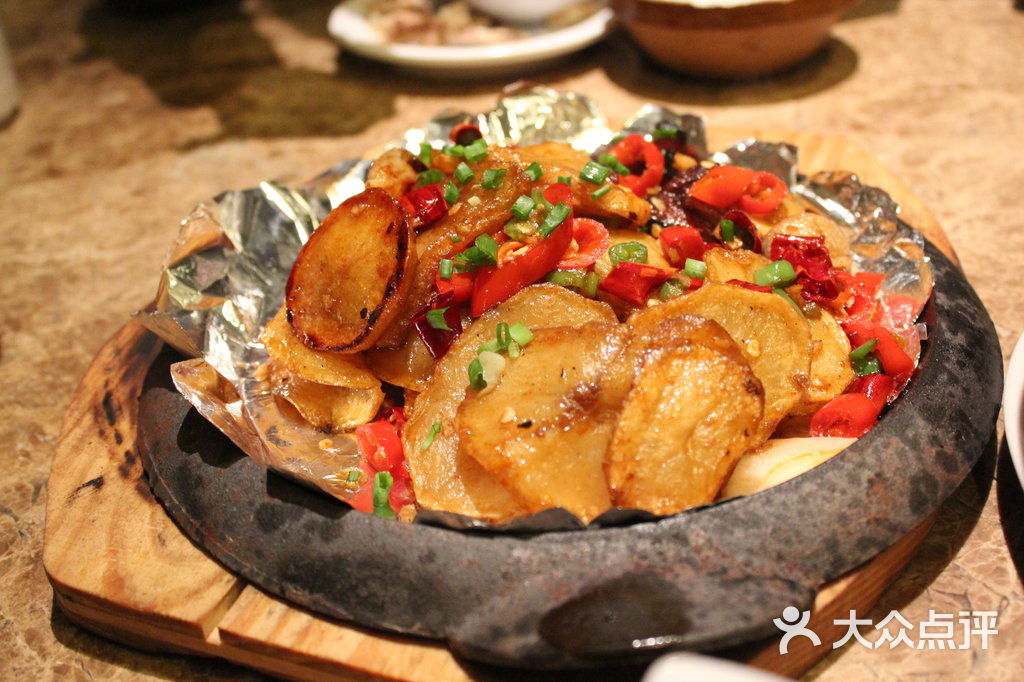 阿瓦山寨铁盘土豆片图片 - 第1张