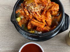 鱿鱼石锅拌饭-郑阿姨的家·이모네·韩料&烤肉(武川路店)