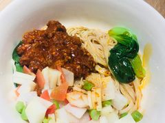 岐山臊子干拌面-白起肉夹馍