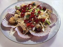油泼扇贝-来之顺海鲜菜馆·青岛菜·始于1993(栈桥店)
