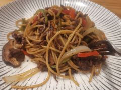 黑椒蘑菇牛柳意面-清真·艾美可餐厅(大悦汇店)