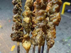 电烤纯羊肉筋串-白纸坊美式炸鸡
