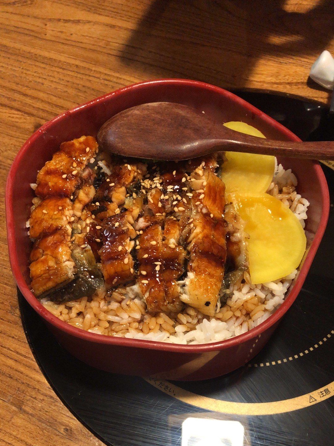 正宗日式料理,鳗鱼饭味道很好,新鲜量大