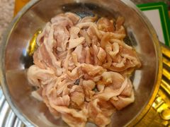 姜葱炒猪颈肉-盈田盈粥庄(博山东路店)