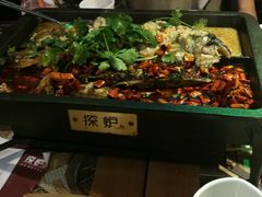 鸳鸯烤鱼-探炉·香辣豆花烤鱼(雄峰城店)