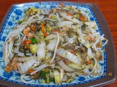 槽菜炒粉干-福州人铭小吃