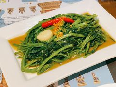 秘制虾酱炒空心菜-帕蓝·暹罗料理(曲阳店)