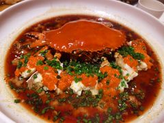 葱油蒸红膏蟹-玫瑰厅上海菜(兴国路店)