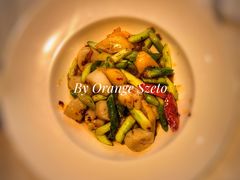 芦笋炒带子-同乐轩