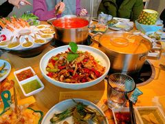 香辣蛏子爆鱿鱼-生如夏花泰式火锅(西村黑金店)