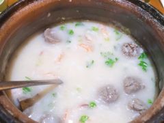 牛肉丸基围虾干贝粥-金穗园·砂锅粥.醉鸡煲火锅(长寿路店)